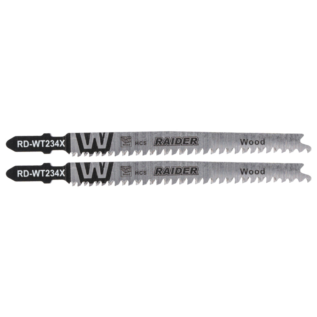 RAIDER Set 2 lame fierastrau pend. lemn 116mm 8-12TPI RD-WT234X Lungime lamă: 116 mm - perfectă pentru tăieturi precise și exacte în lemn mai fin și mai subțire, precum și pentru lucră