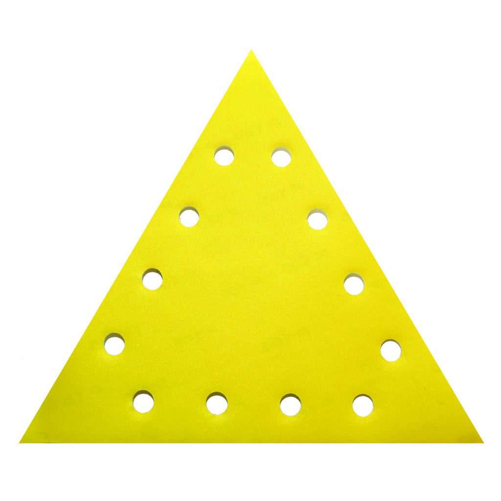 RAIDER Set 5 bucati smirghel VELCRO triunghiular 285mm grit 120 Fixare usoara cu prindere VELCRO Instalare usoara