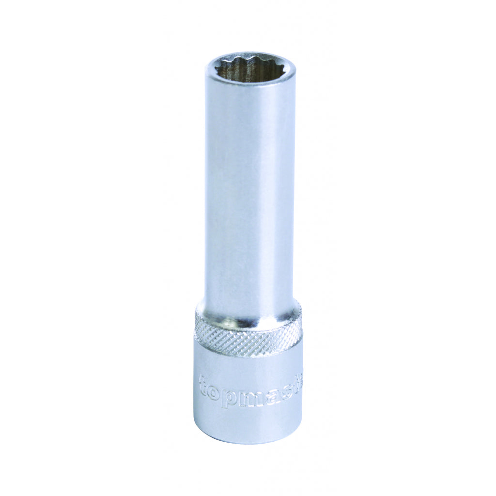TOP MASTER PRO Tubulara adanca 12 pct 1/2"x18mm CR-V TMP Material: otel crom-vanadiu de inalta calitate 50BV30 Standard - DIN3124 Cu acoperire anticoroziune