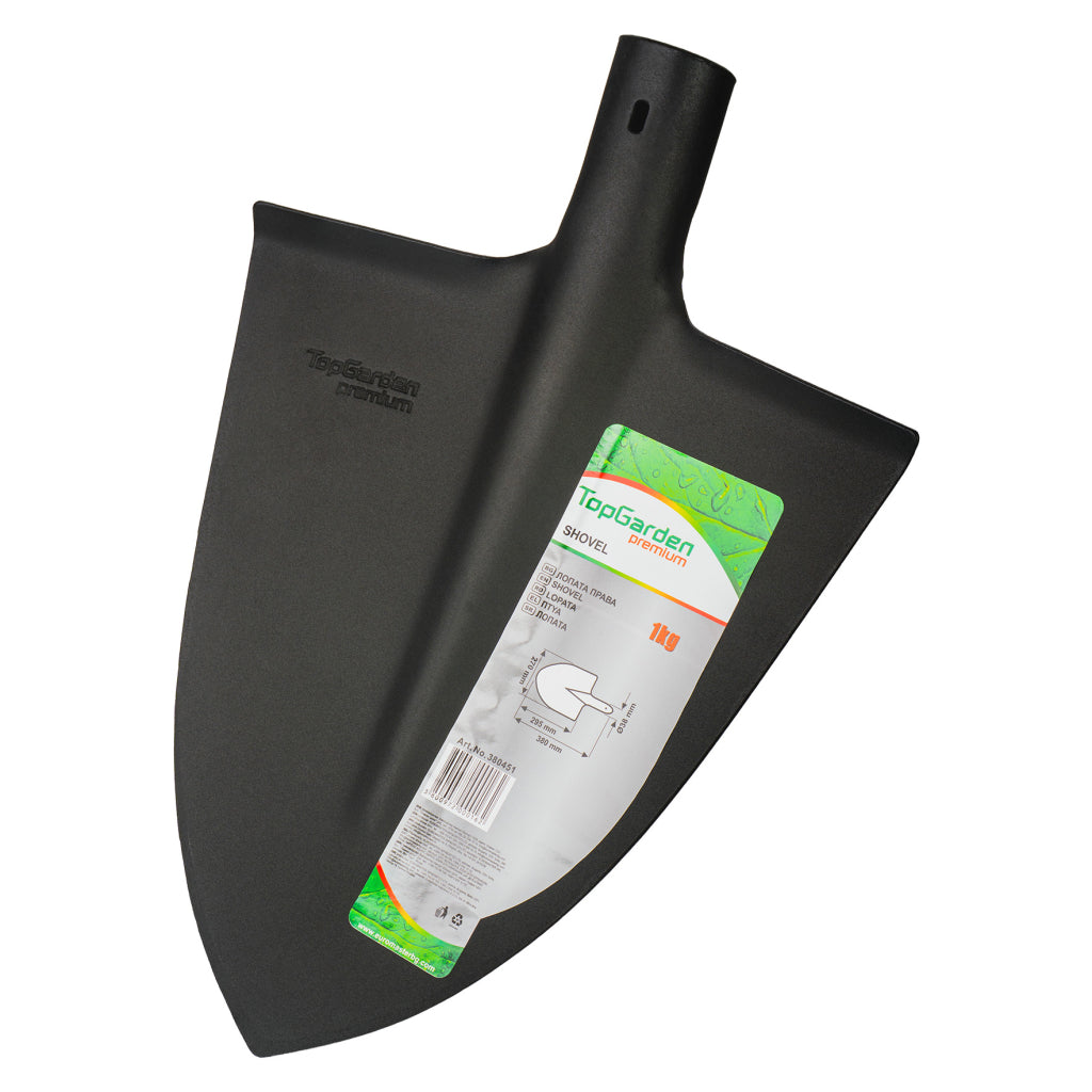 TOP GARDEN Lopata dreapta fara manet TG Foarte solid si rezistent Tabla din otel calit Vopsit in camp electrostatic