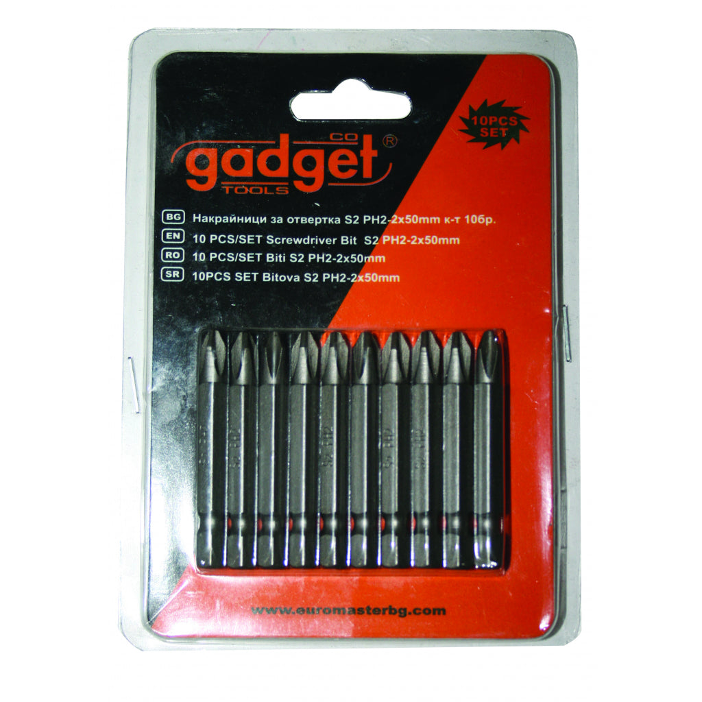 GADGET 10pcs/Set biti S2 PH-2x50mm GD Fabricat din otel tratat S2 Lungime: 50mm