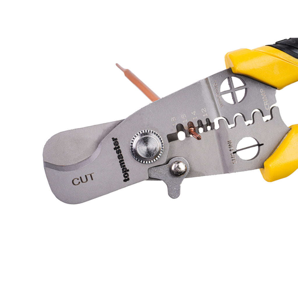 TOP MASTER PRO Cleste multifunctional`pentru taiat cablu 190mm TMP
