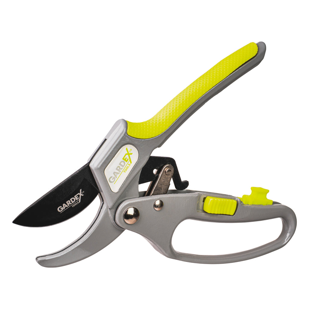 GARDEX Foarfeca tip nicovală STRONG GX Lamă SK5 cu strat de teflon – oțel japonez cu strat antiaderent pentru tăieri curate și precise, precum și pentru durată