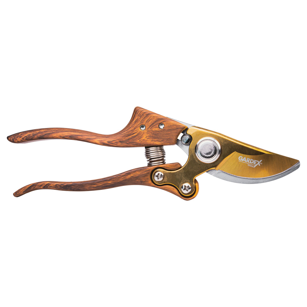 GARDEX Foarfecă de tăiat crengi Bypass ZENSHI GX Lamă din oțel japonez SK5 de înaltă calitate – asigură tăieri bypass extrem de precise și curate, fiind alegerea de încr