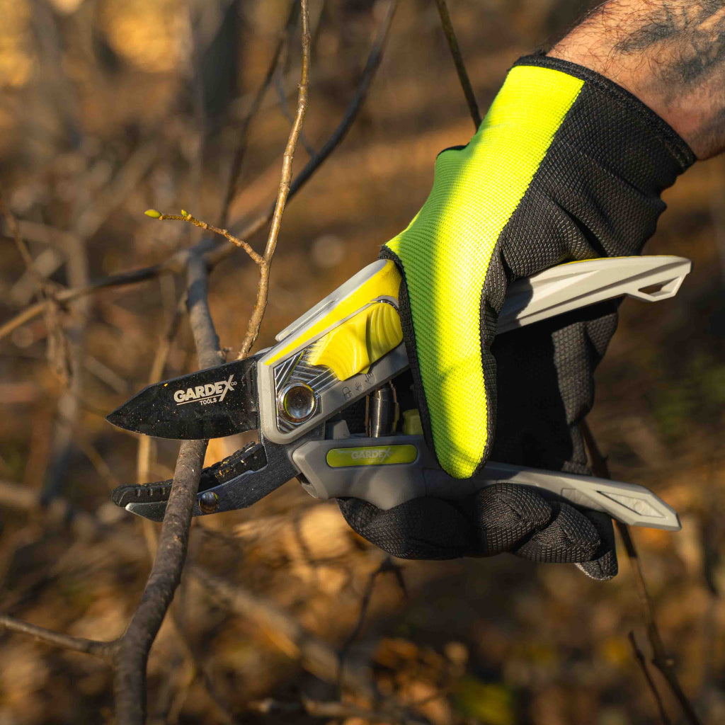 GARDEX Foarfeca tip nicovala LUXE GX Lamă din oțel japonez SK5 acoperită cu teflon