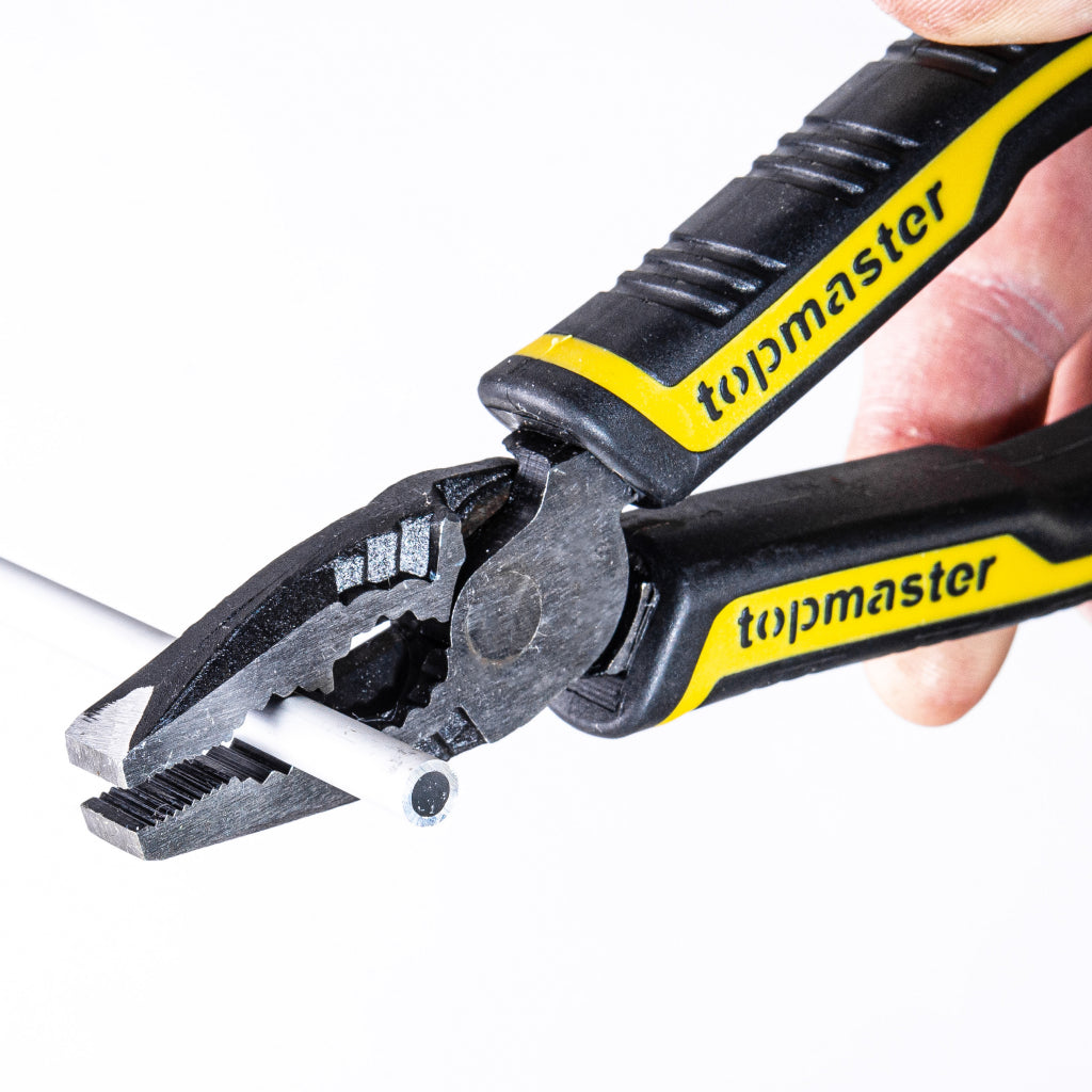 TOP MASTER PRO Cleste combinat 160mm TMP Pârghie mare - cu 35% mai puțin efort decât modelul standard Material:Cr-Ni