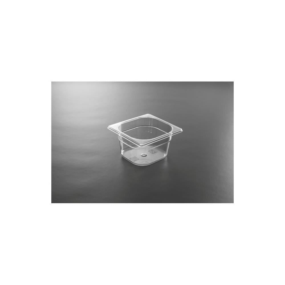 Tava Hendi Gastronorm GN 1/3 150 mm 5.7 litri, policarbonat transparent