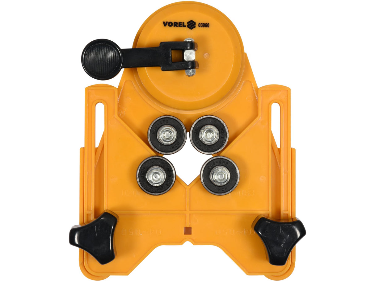 VOREL 03960 KERÁMIA CSEMPE FÚRÁSI SABLON, 4-84MM