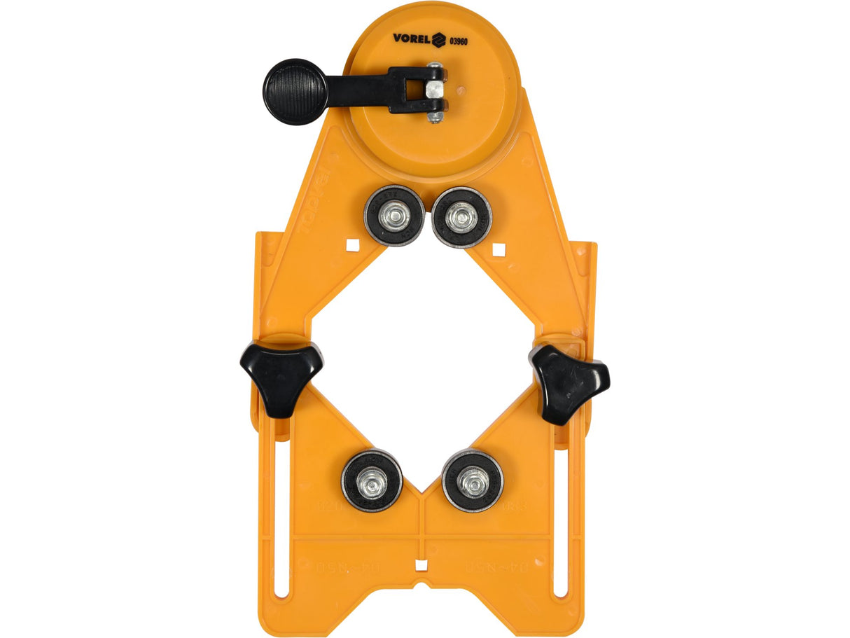 VOREL 03960 KERÁMIA CSEMPE FÚRÁSI SABLON, 4-84MM