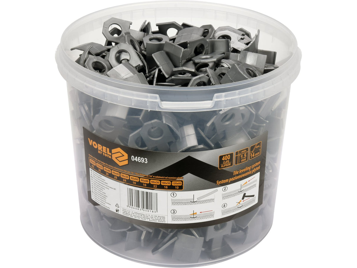 1,5 MM-ES CSÍPŐK VOREL 04693 LEMEZSZINTEZŐ RENDSZERHEZ, 400 DB
