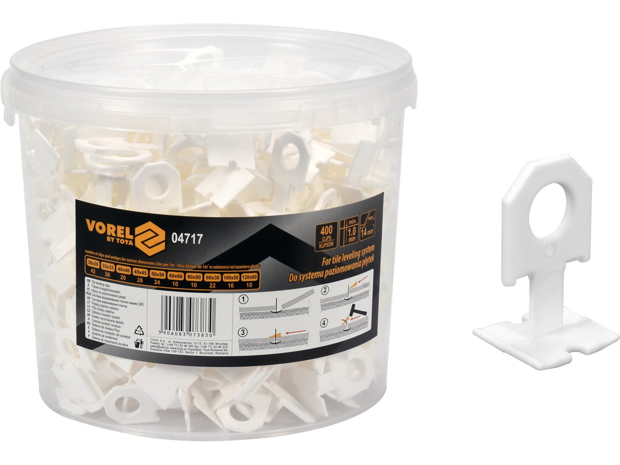 1MM-ES CSÍPŐK VOREL 04717 LEMEZSZINTEZŐ RENDSZERHEZ, 400 DB