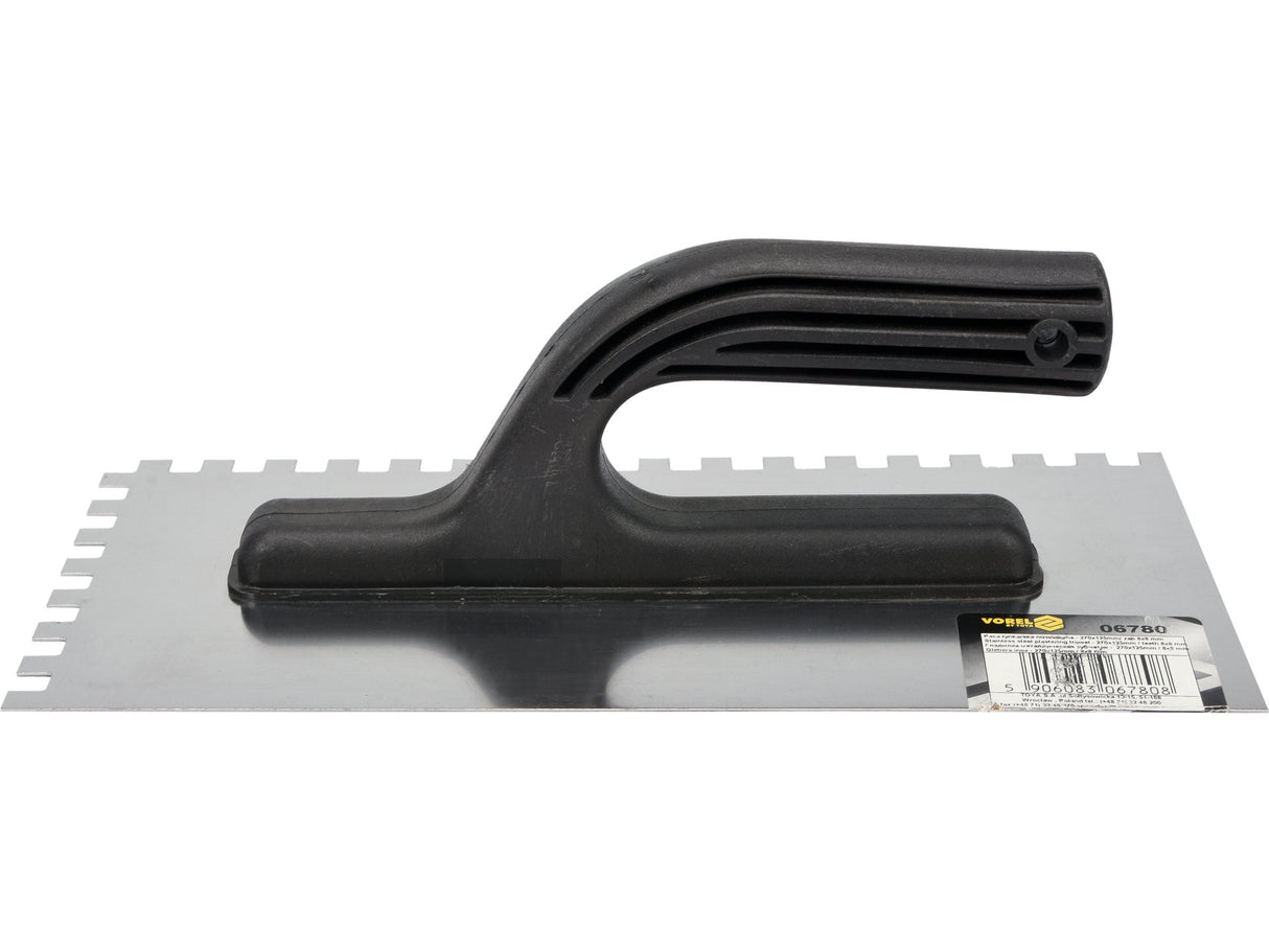 VOREL 06780 270X125MM, 8X8MM ROZSDAMENTES ACÉL CÍMZŐ