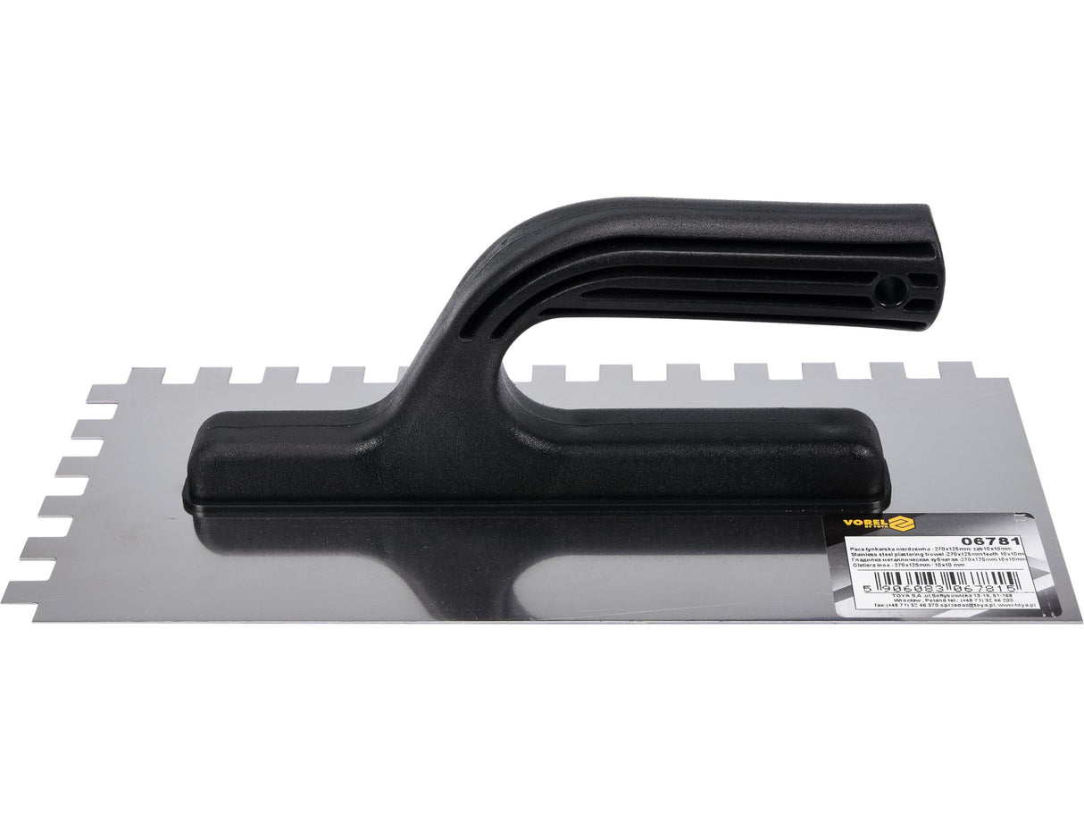 GLETIERA INOX CRESTATA VOREL 06781 270X125MM, 10X10MM