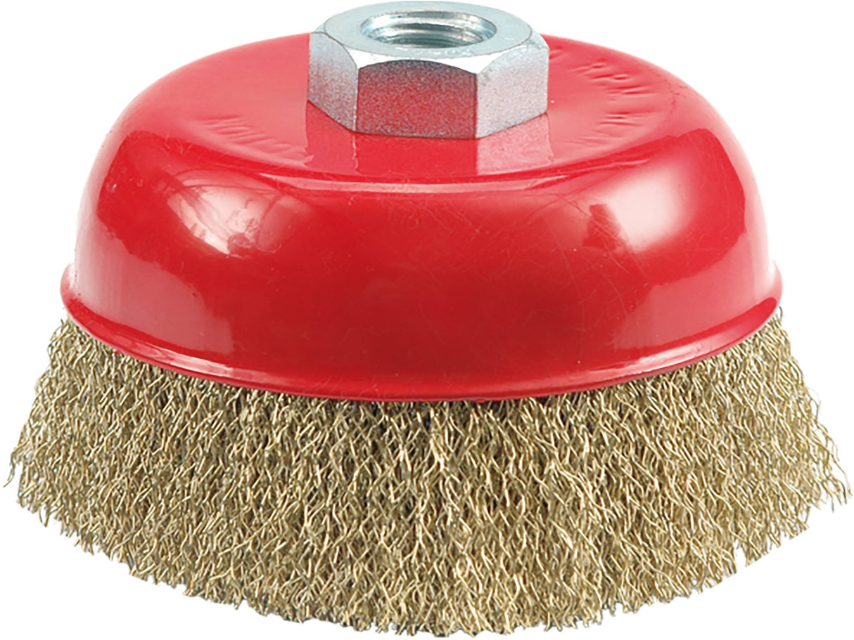 PERIE CUPA 100MM VOREL 06971 M14, SARMA ONDULATA