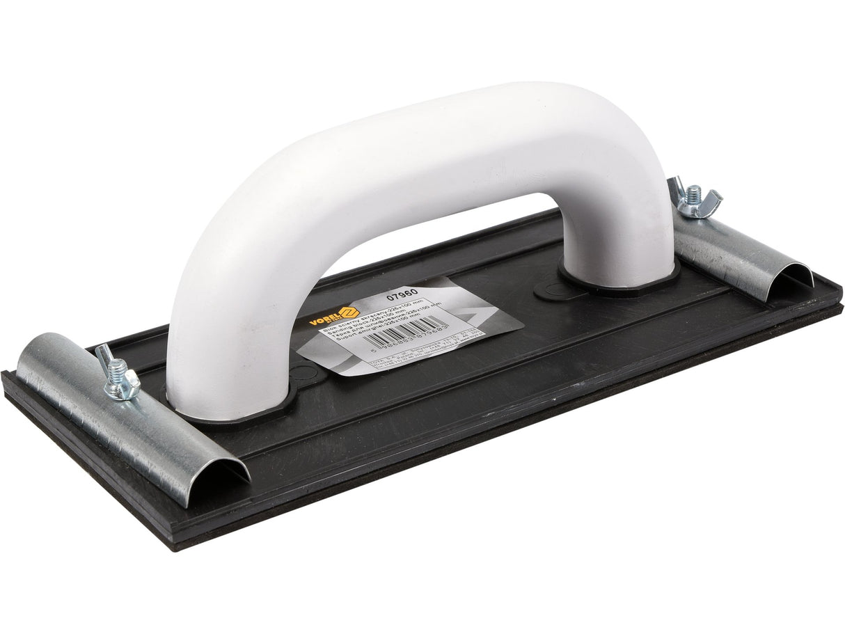 SUPORT DIN PLASTIC VOREL 07960 PENTRU SMIRGHEL 220X100MM