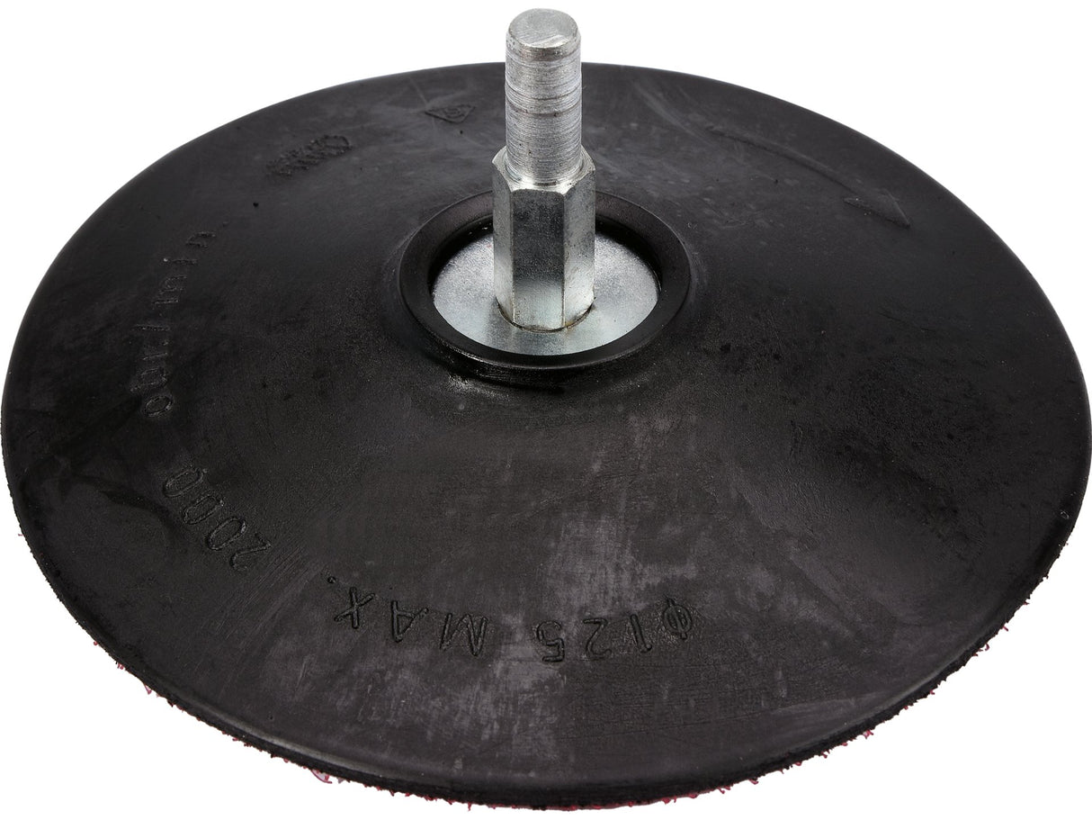 SUPORT DISC ABRAZIV NO NAME 08400 125MM, FIXARE VELCRO