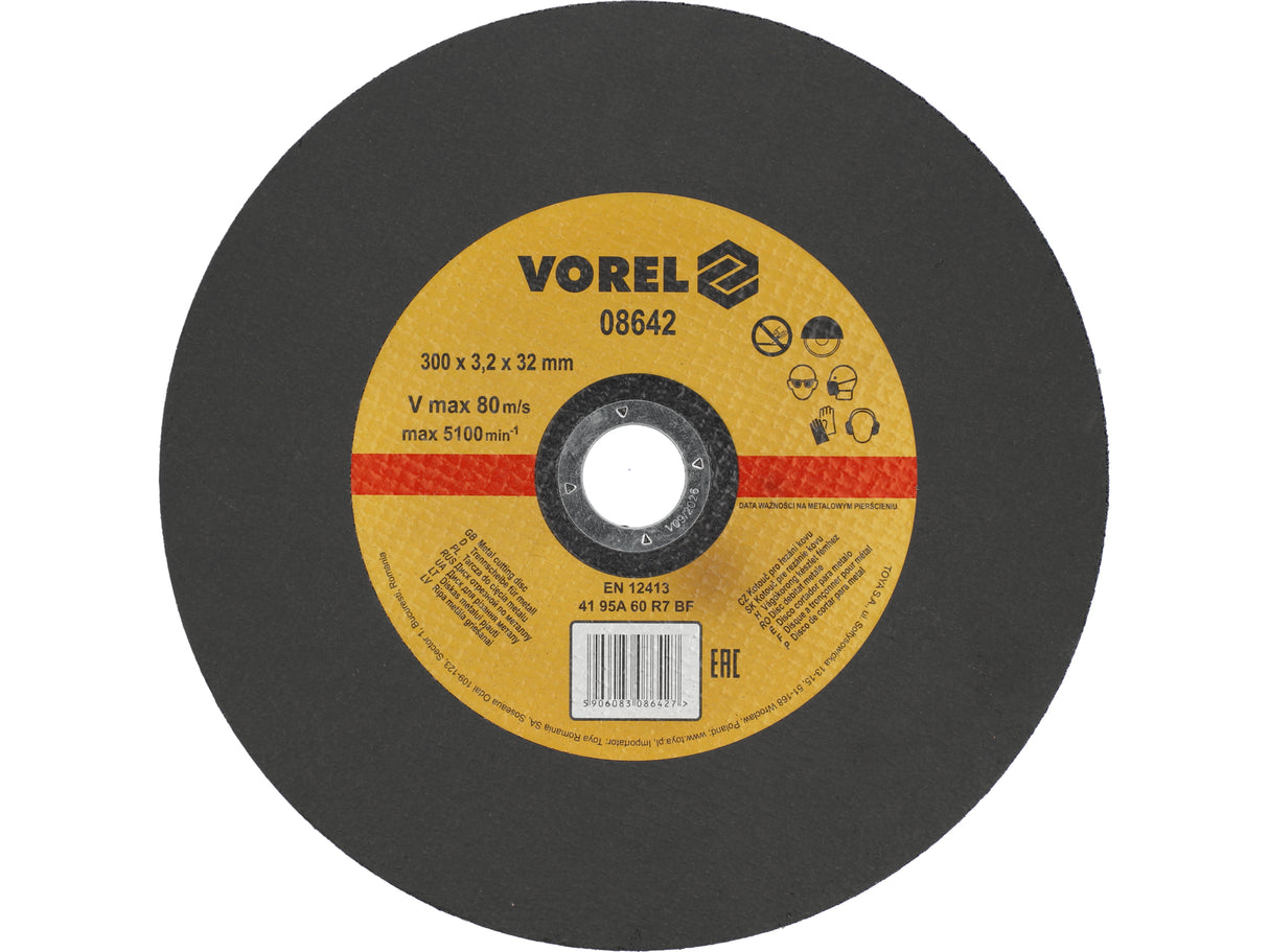 DISC TAIERE METAL VOREL 08642 300X3,2X32MM