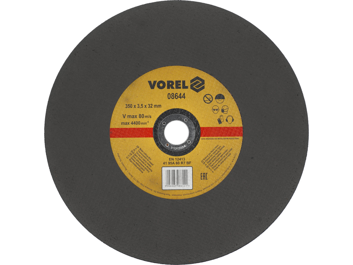 DISC TAIERE METAL VOREL 08644 350X3.5X32MM