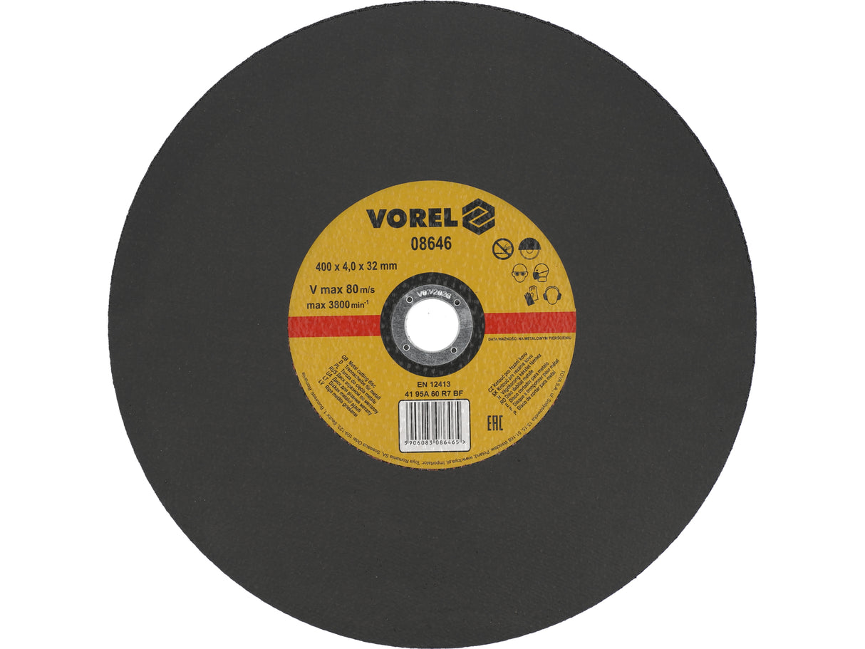 FÉMVÁGÓ TÁRCSA VOREL 08646 400X4X32MM