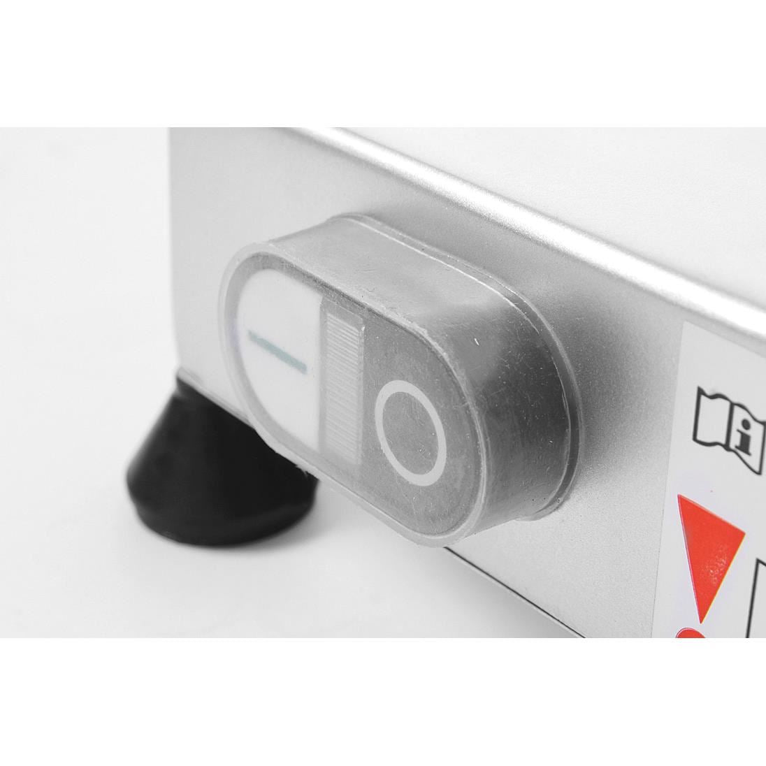 Feliator electric profesional, diametru lama 19,5 cm, Hendi Profi Line 195, grosimea taiere reglabila 1-12 mm, 200 W, carcasa aluminiu
