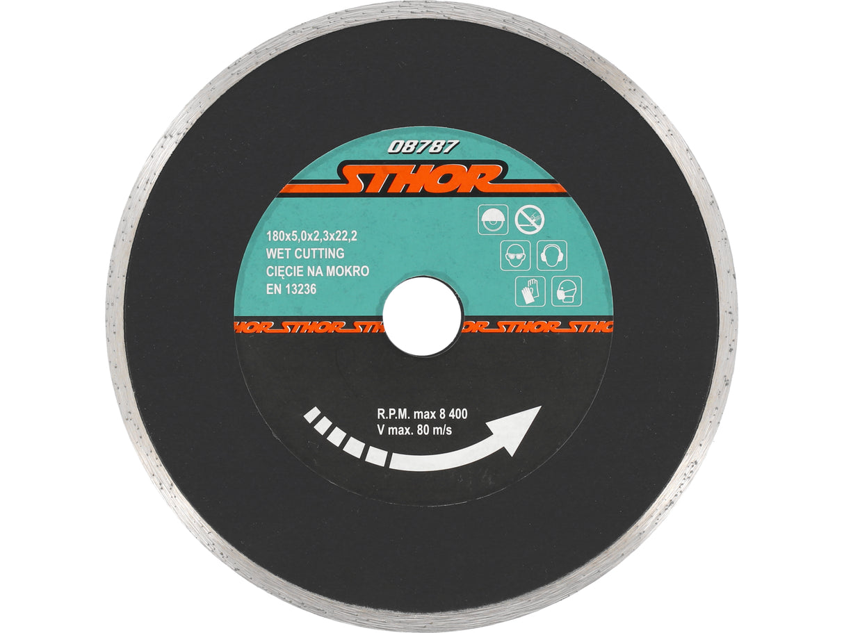 FOLYAMATOS GYÉMÁNT TÁRCSA STHOR 08787 180X2.3MM H5