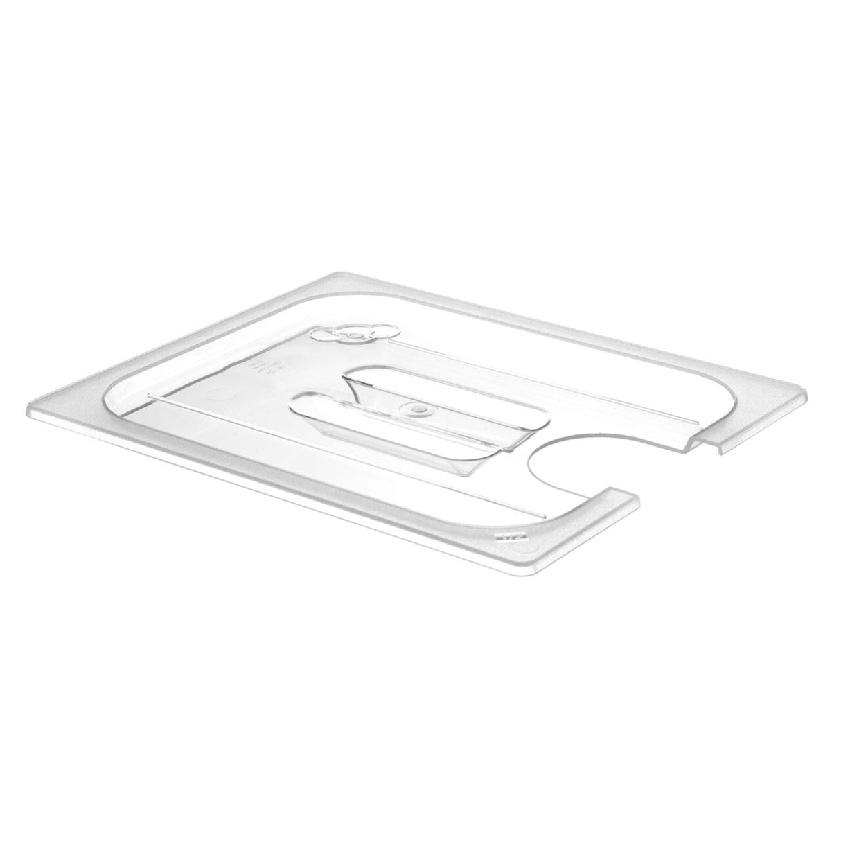 Capac Gastronorm policarbonat GN 1/2, transparent, Hendi, dimensiune 265x325mm, rezistent la temperaturi -40 pana la 110 C