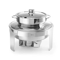 Chafing Dish pentru supa ,10 lt,Hendi din otel inoxidabil cu finisaj tip oglinda , ø420x(H)380mm