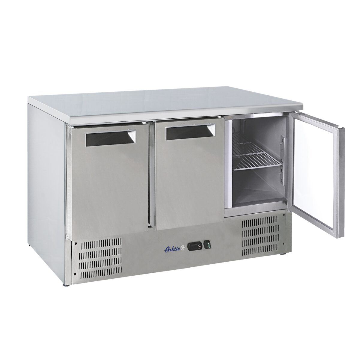 Masa rece refrigerare 368L,Hendi inox, 3 usi,4kw, 2/8°C, 1365x700x(H)850mm