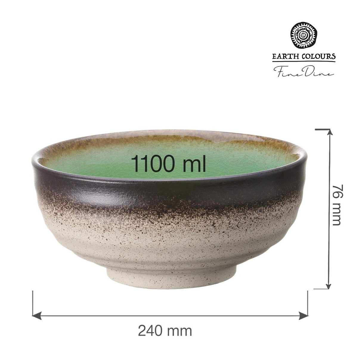 Bol rotund pentru ramen sau salată Beryl, 240 mm Fine Dine