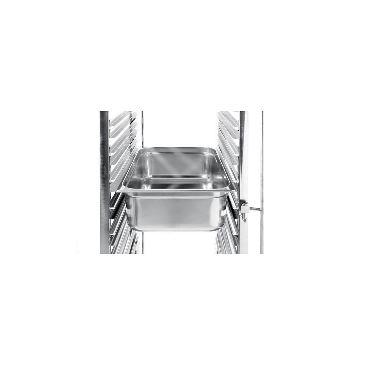 Carucior debarasare tavi, capacitate 15 tavi x GN 1/1(530x325mm), inox, 615x450x(H)1695 mm, Hendi
