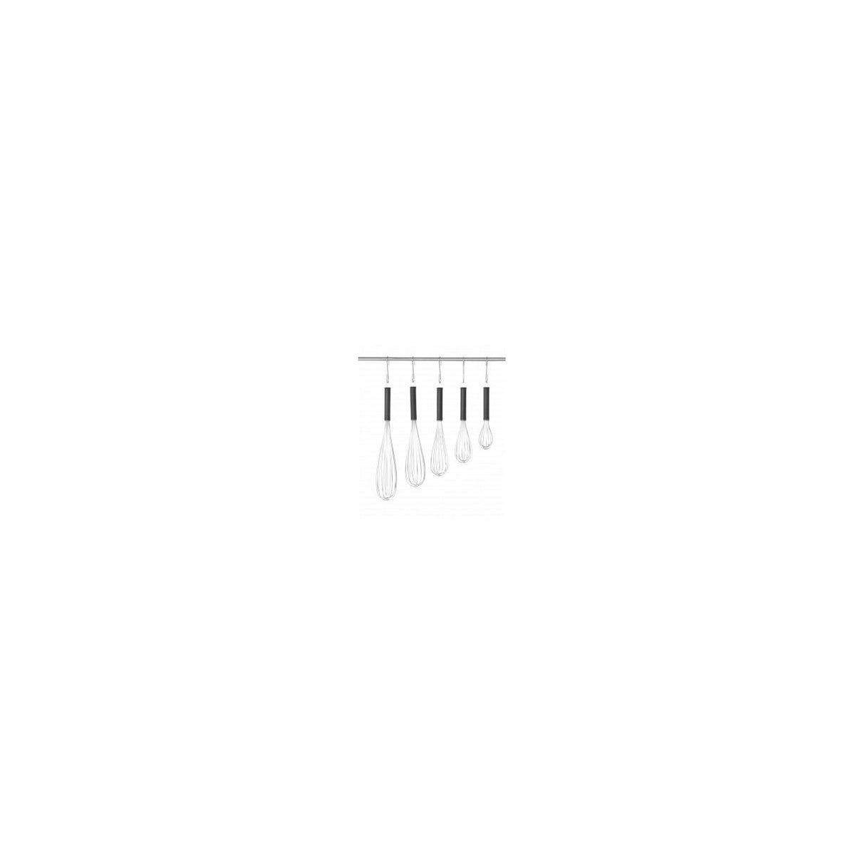 Tel bucatarie tip French, 8 fire rigide si groase din inox cu maner nylon, 25 cm, Hendi