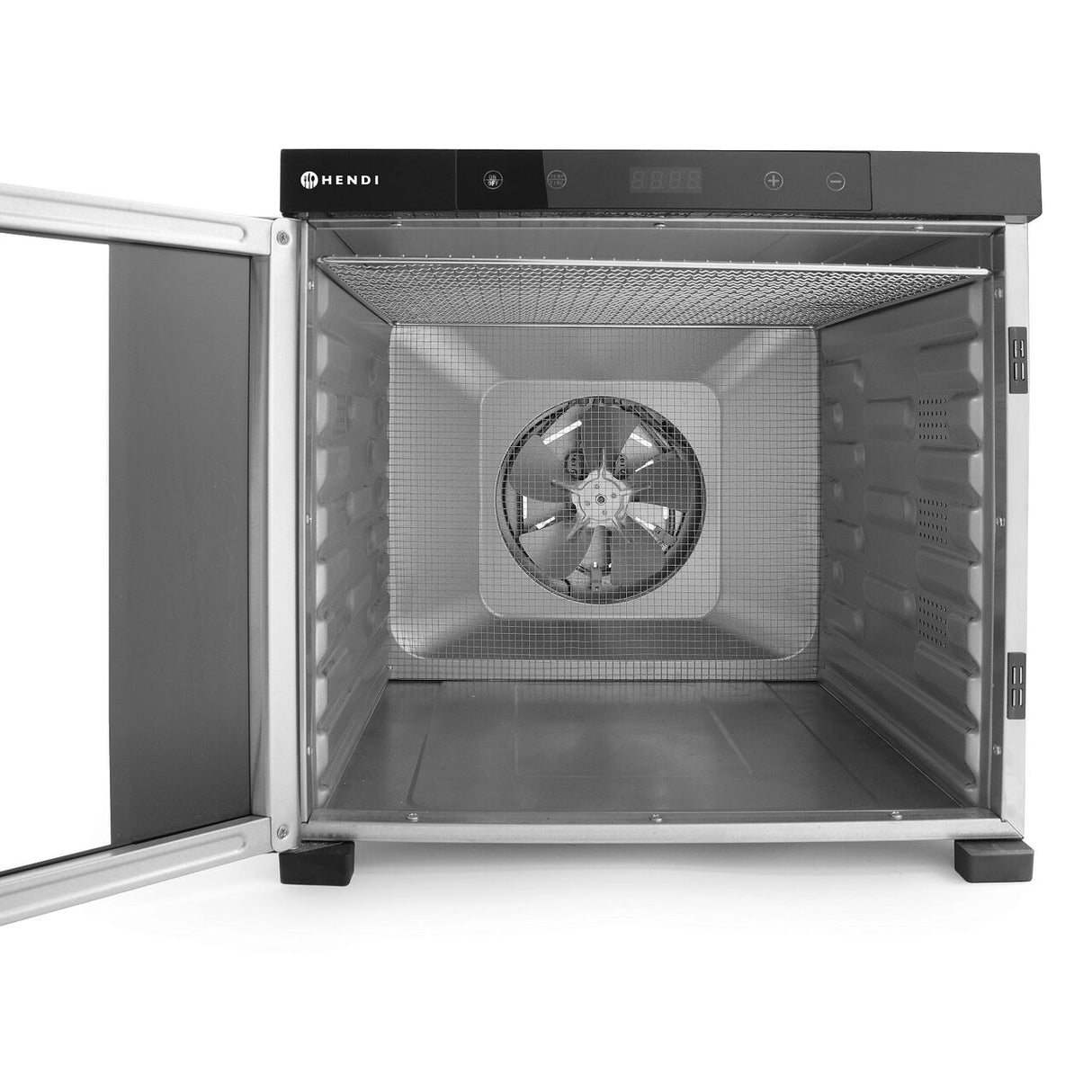 Deshidrator alimente Hendi Profi Line, 1000 W, 10 tavi, Temperatura reglabila 35-75?C, Gri