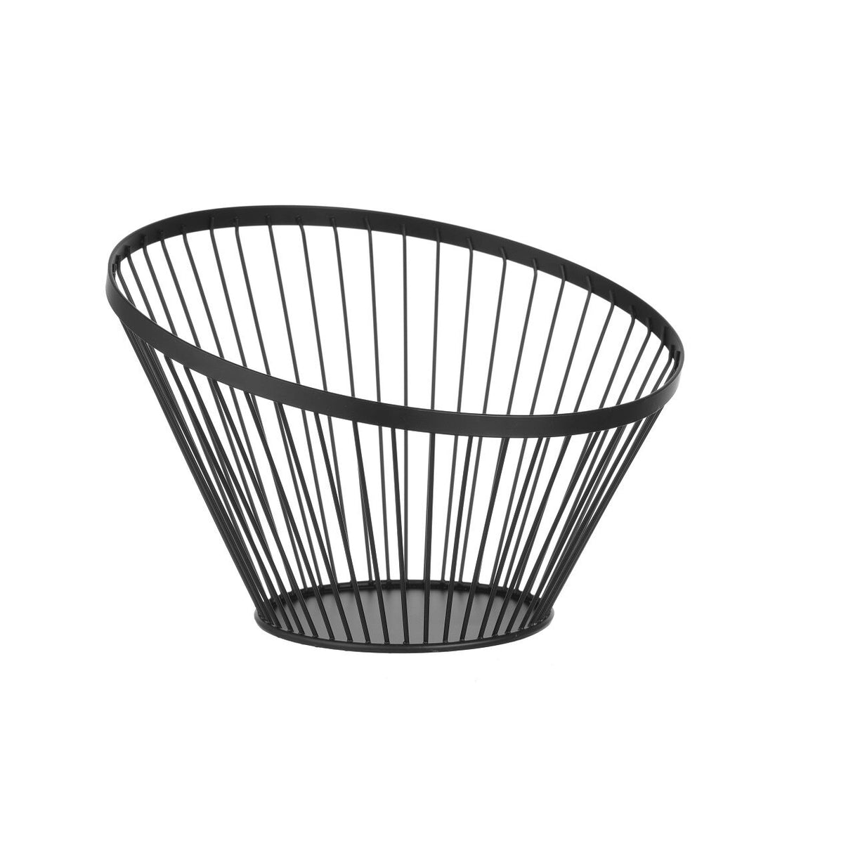 Cos negru pentru fructe, Hendi, Inox, 150x(H)80 mm