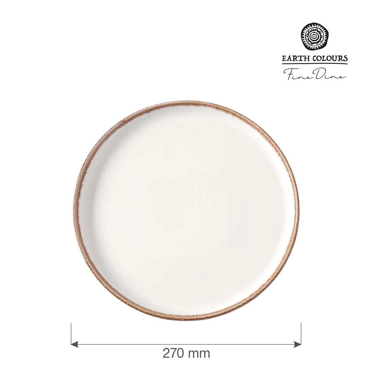 Farfurie cu margine inalta Vanilla, 270 mm Fine Dine