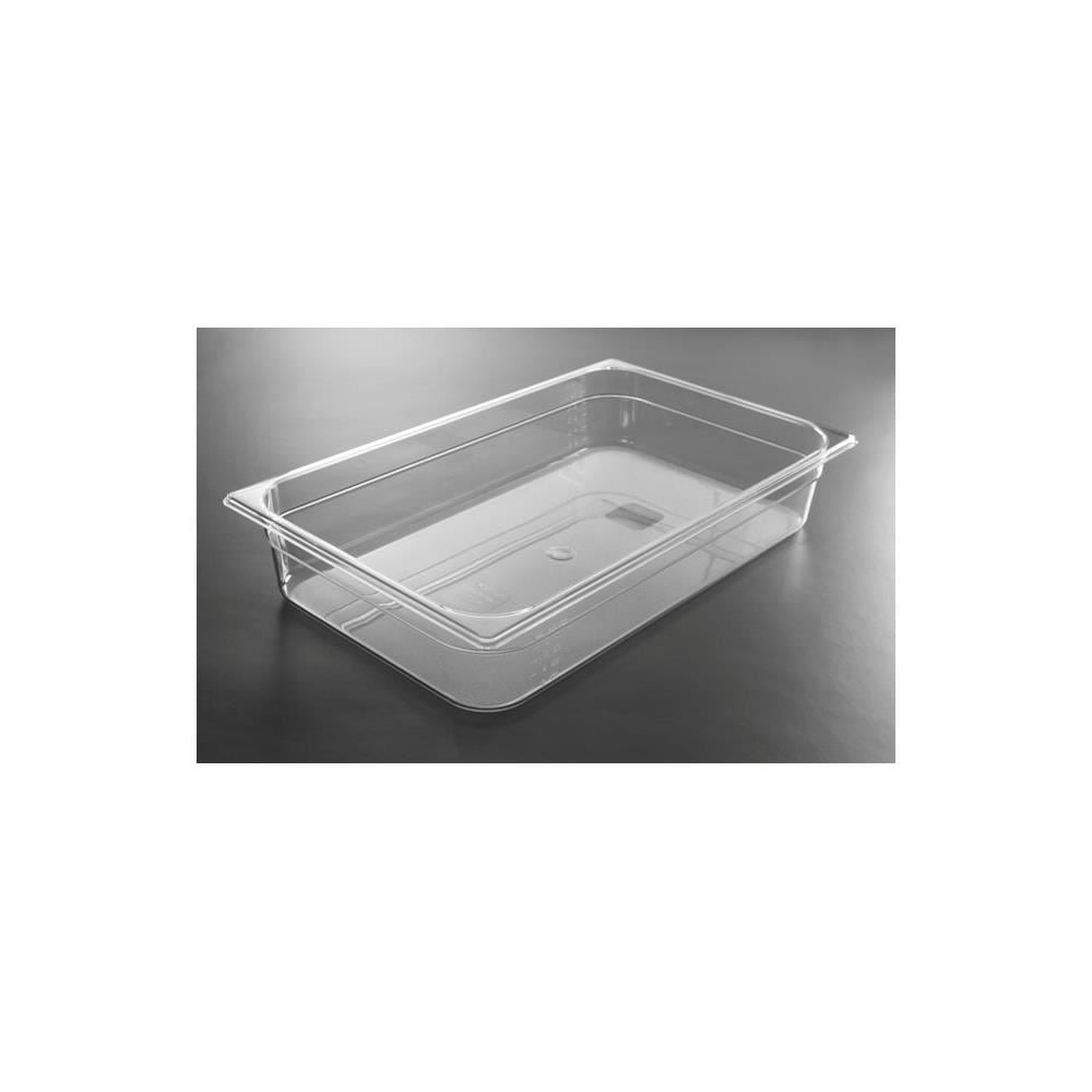 Tava Hendi Gastronorm GN 1/1 150 mm, 21 lt, policarbonat transparent, rezistenta la temperature -40 gr. Celsius/ 110 gr. Celsius