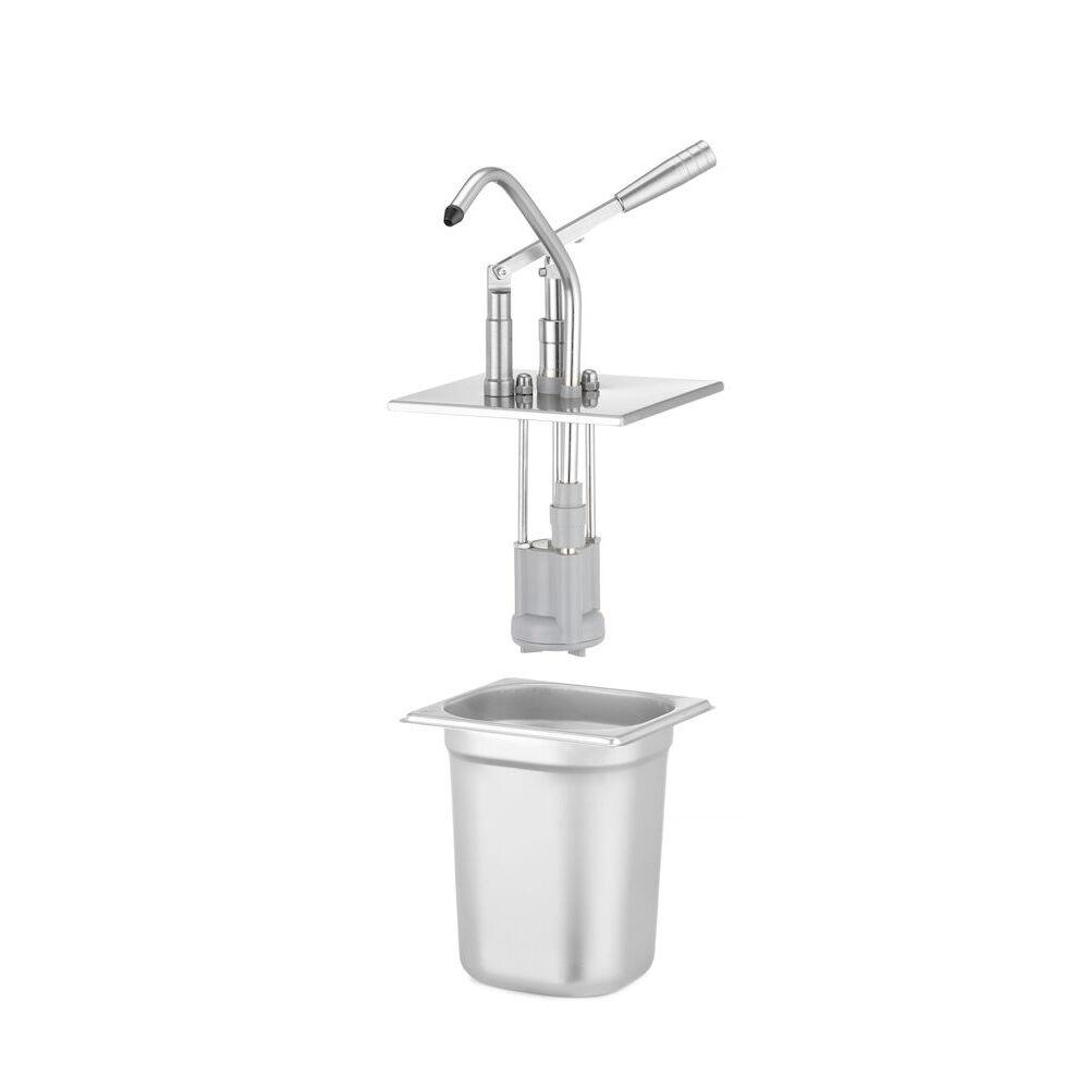Capac cu dozator pentru recipiente GN, Hendi, GN 1/6, 180x165 mm