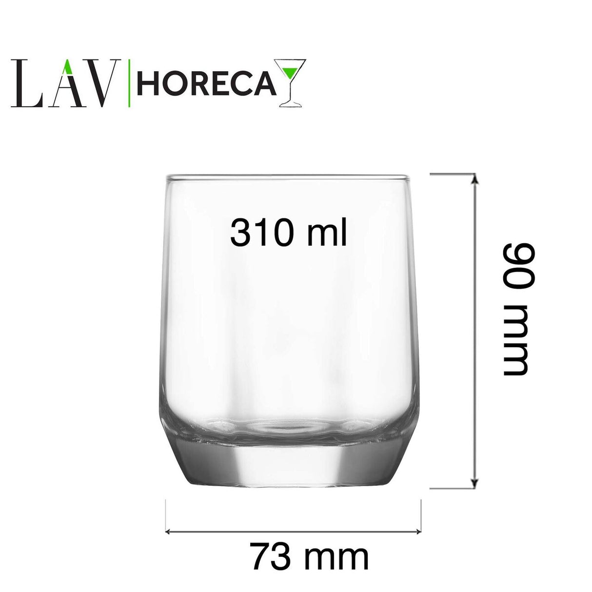 Pahar mic Riga, 310 ml, LAV