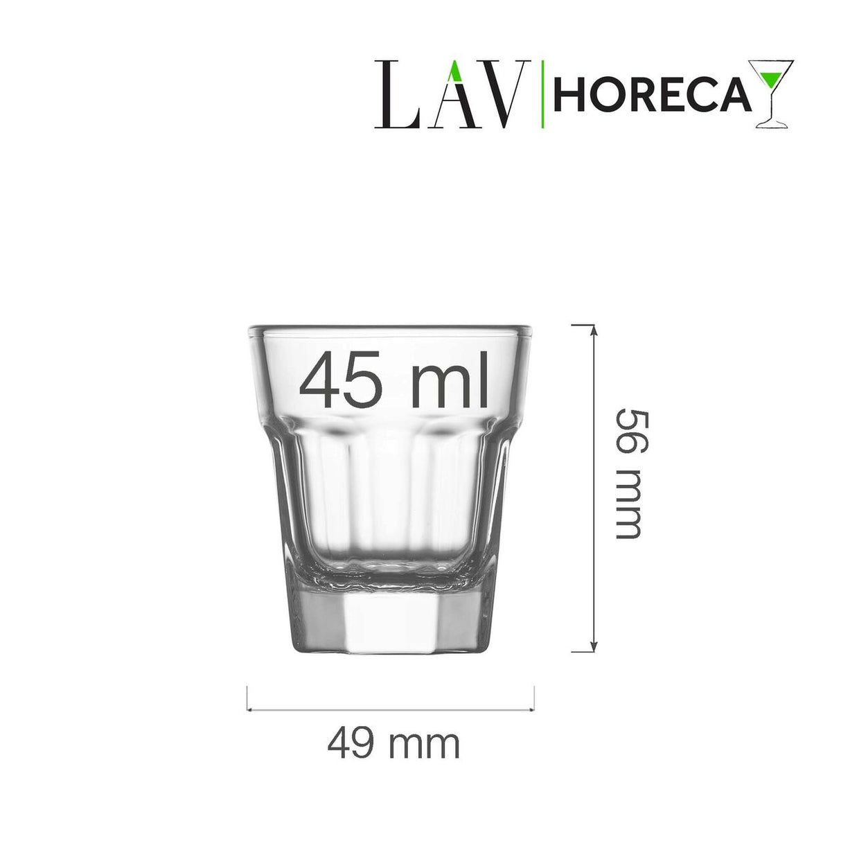 Pahar de shot Amsterdam, 45ml LAV