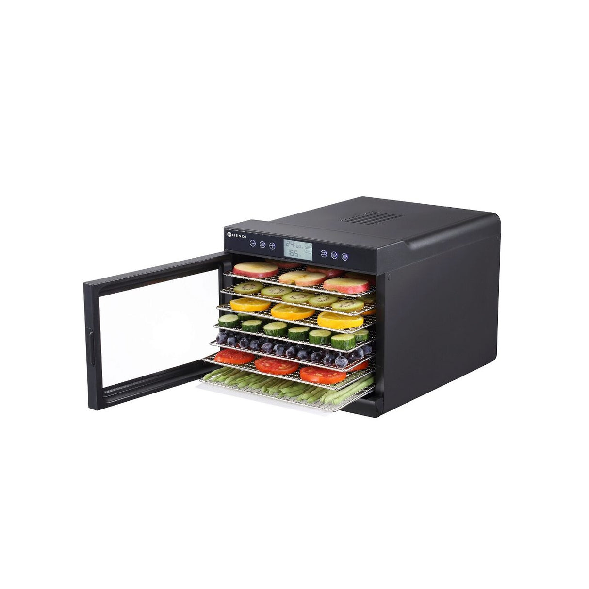 Deshidrator alimente, capacitate 7 tavi 375x300 mm, afisaj digital, 500W,345x450x(H)315mm