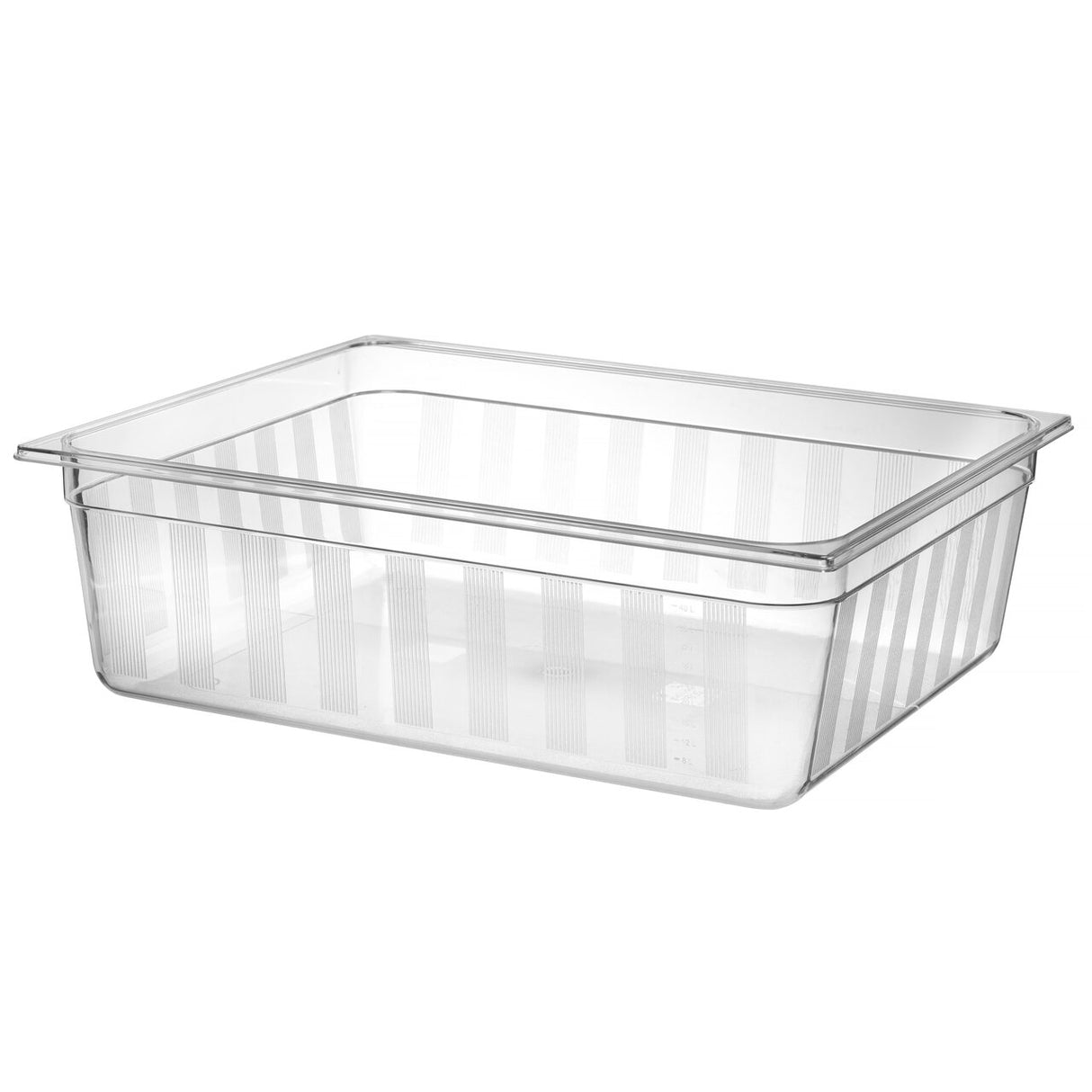 Vascheta din policarbonat GN2/1, 650x530x(h)200mm