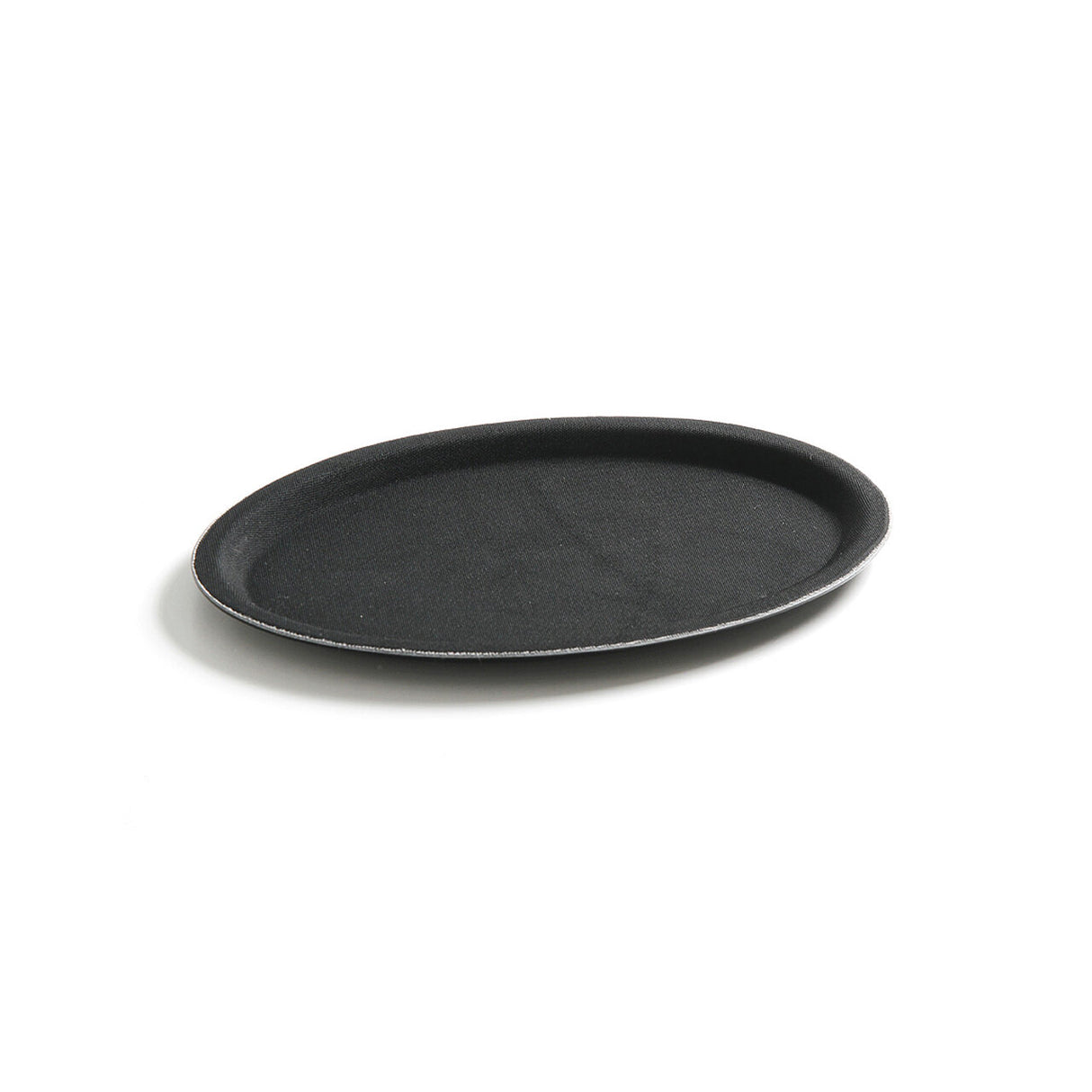 Tava Hendi pentru servire ovala, poliester armat cu fibra de sticla, neagra 200 x 265 mm