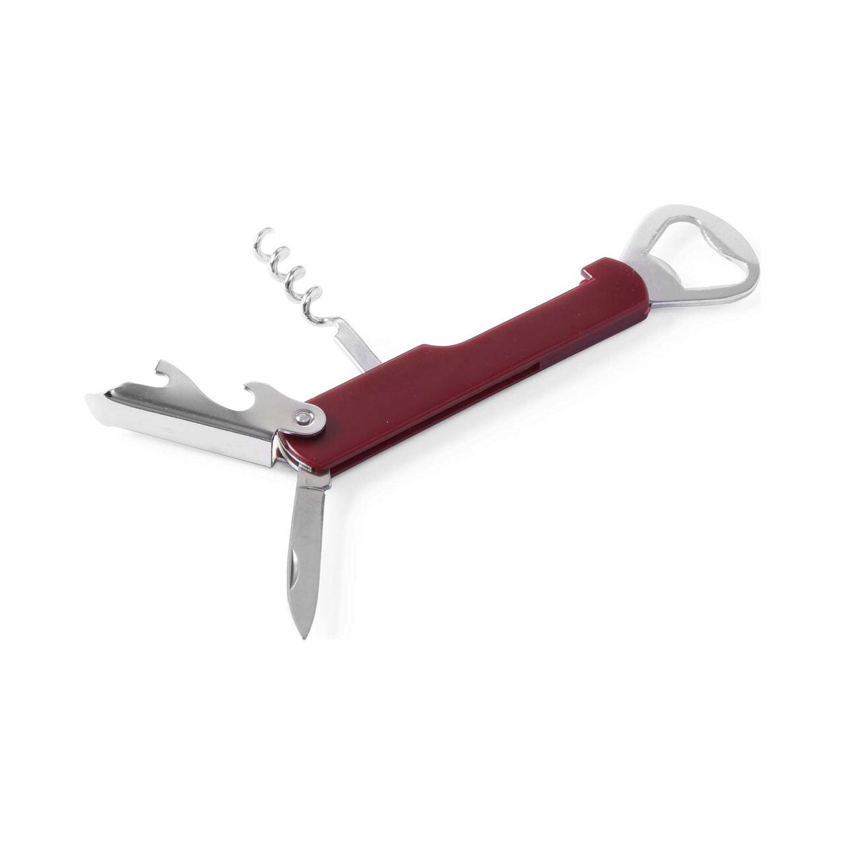 Tirbuson cu 4 functii, 140 mm, otel cromat, maner plastic, Hendi