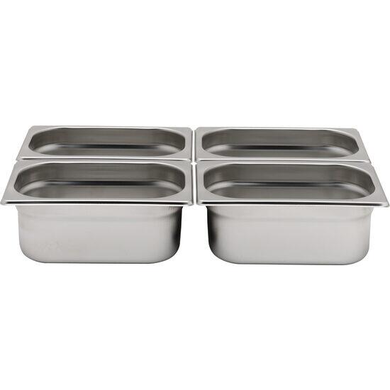Tava Hendi Gastronorm GN 1/4 150 mm 4.1 lt - gama Profi Line, otel inoxidabil