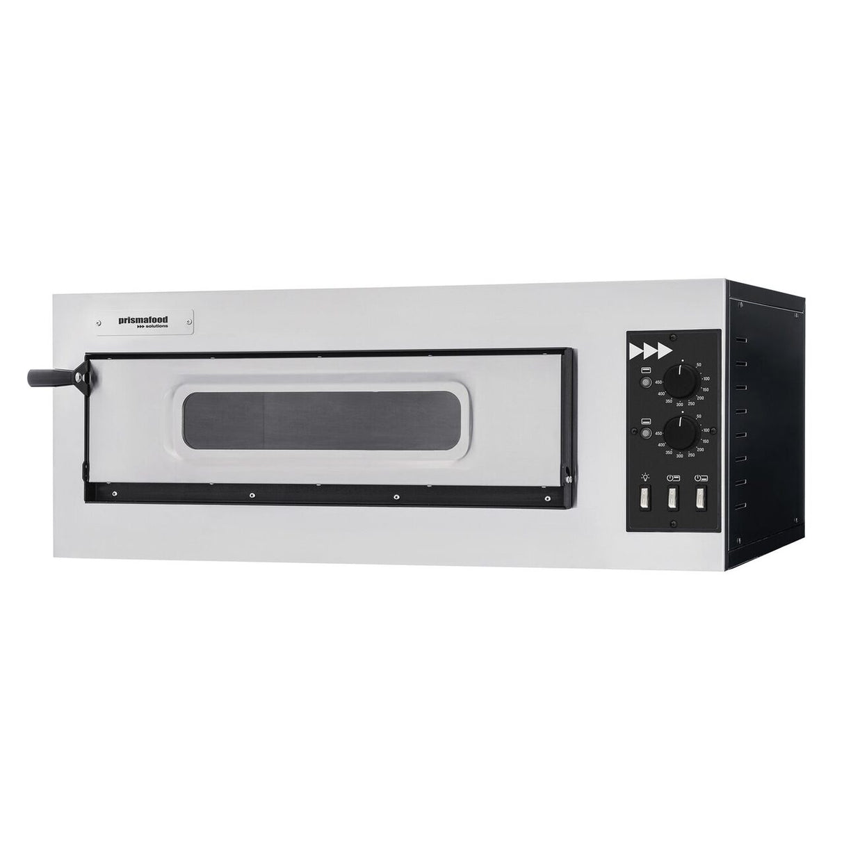 Cuptor pizza basic 1/50 vetro, Prismafood, 400V/4000W, 915x621x(H)357mm