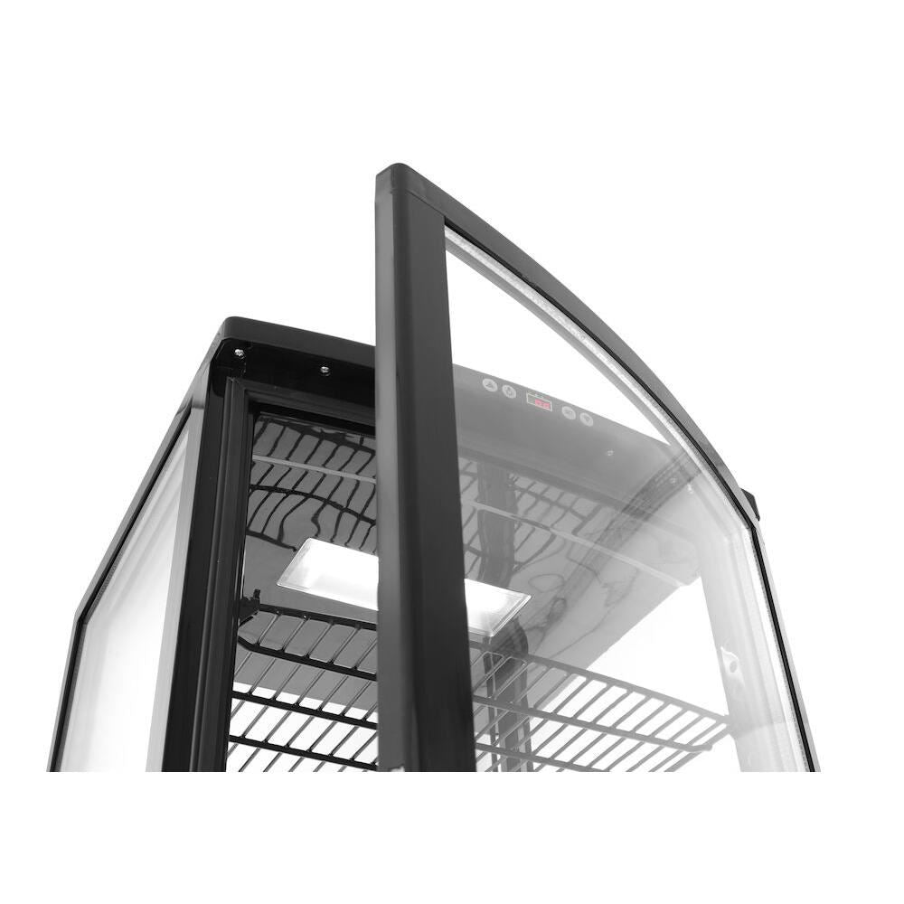 Vitrina frigorifica de prezentare interval temp. 2?/6?C, 290 W 270 l corp inox, ARKTIC by Hendi, 556x526x(H)1913 mm
