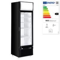 Vitrina frigorifica de prezentare interval temp. 2/10˚C, 240 W, corp inox, ARKTIC by Hendi, 578x605x(H)1980mm 254 Litri