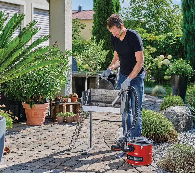 Aspirator pentru cenusa Einhell TC-AV 1830 D, 800 W, putere de aspirare 170 mbar, recipient colectare 18 l, sistem de filtrare, pre-filtru pentru praf fin, functie de suflare, furtun 1 m, cablu 2 m - imagine 4