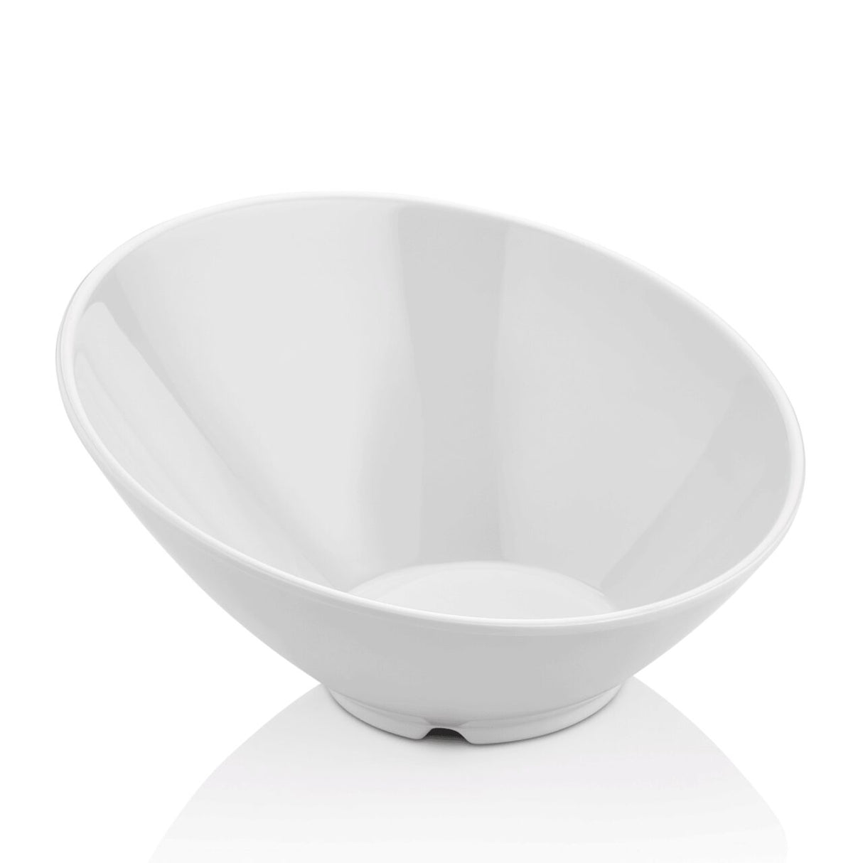 Bol înclinat din melamină, alb 262x(h)138 mm Fine Dine