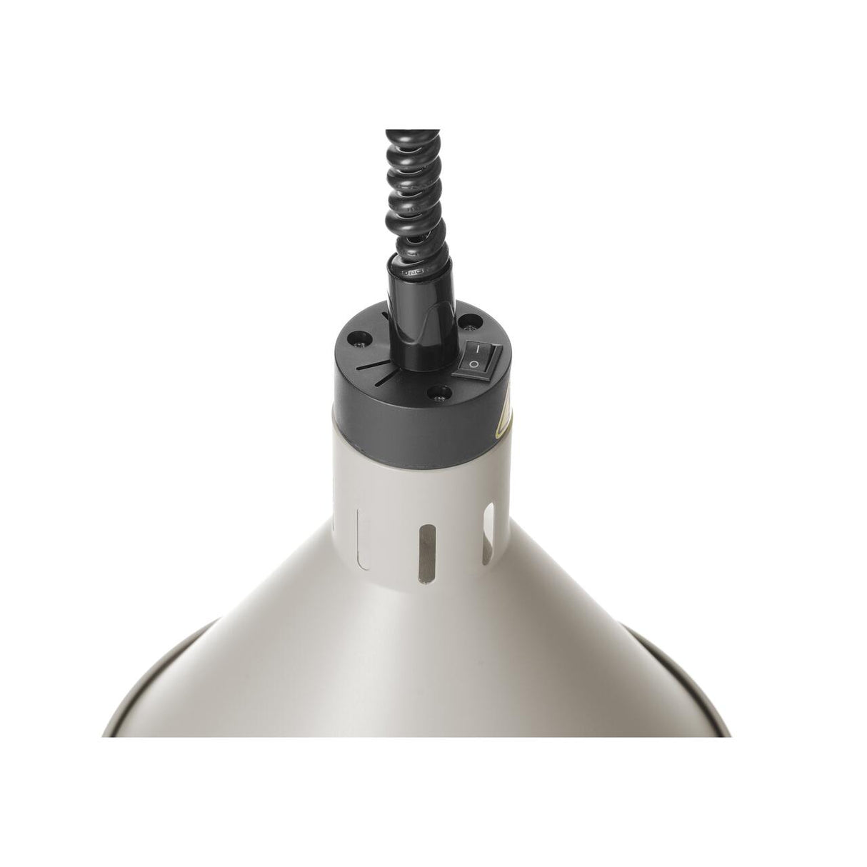 Lampa de caldura conica, HENDI, alba, diamaetru 275x(H)250mm, 230V/250W