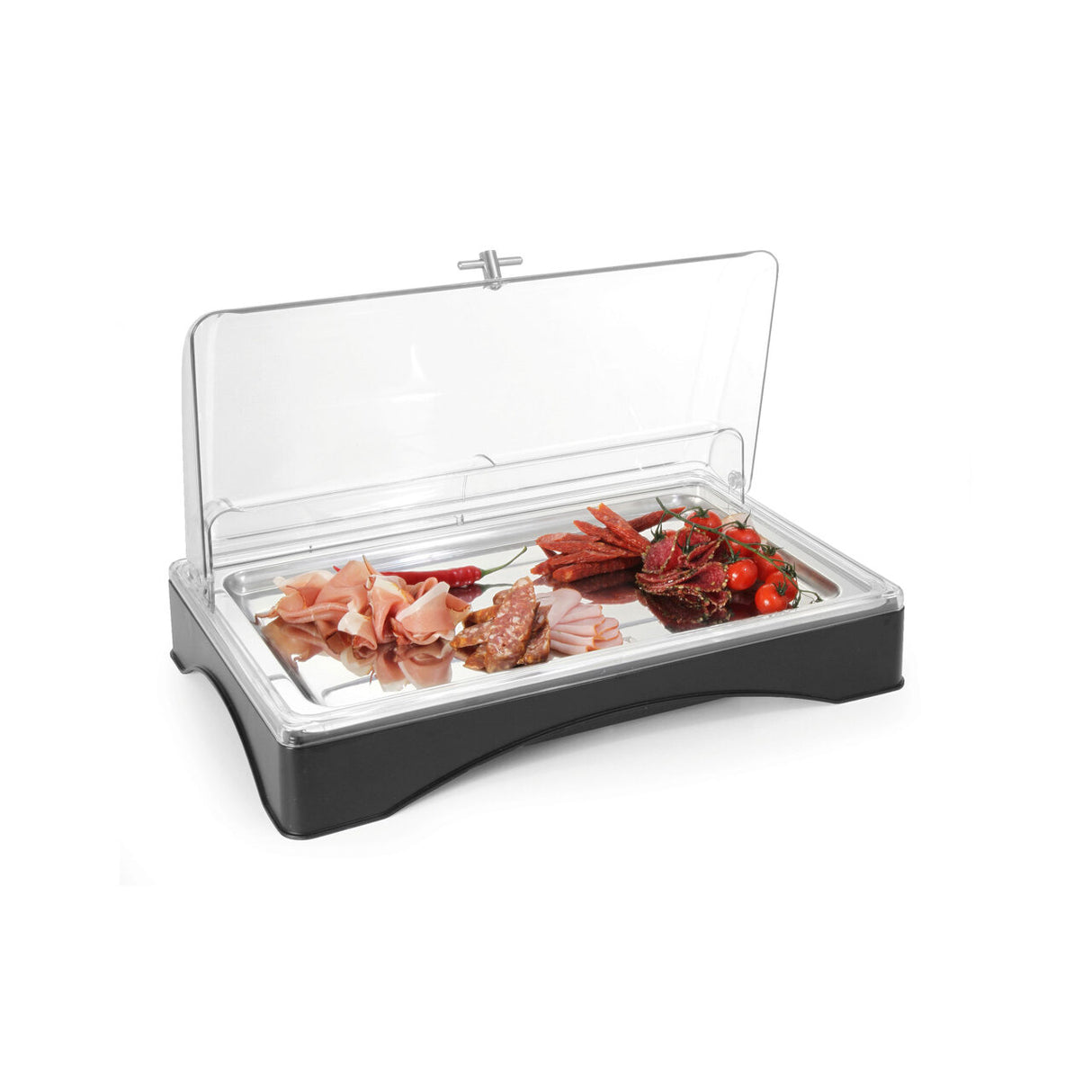 Tava racire cu roll-top transparent